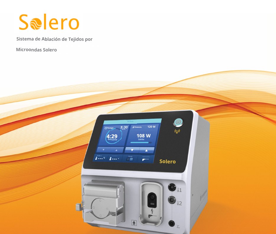 Sistema de ablación por microondas Solero