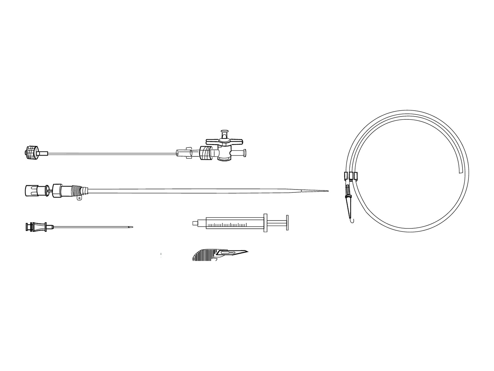 Set de catéter de infusión rápida Biometrix de 8 Fr